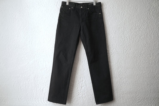 21AW SOCIAL SCULPTURE 03 CMYK BLK ブラックデニムパンツ / visvim(ヴィズヴィム)
