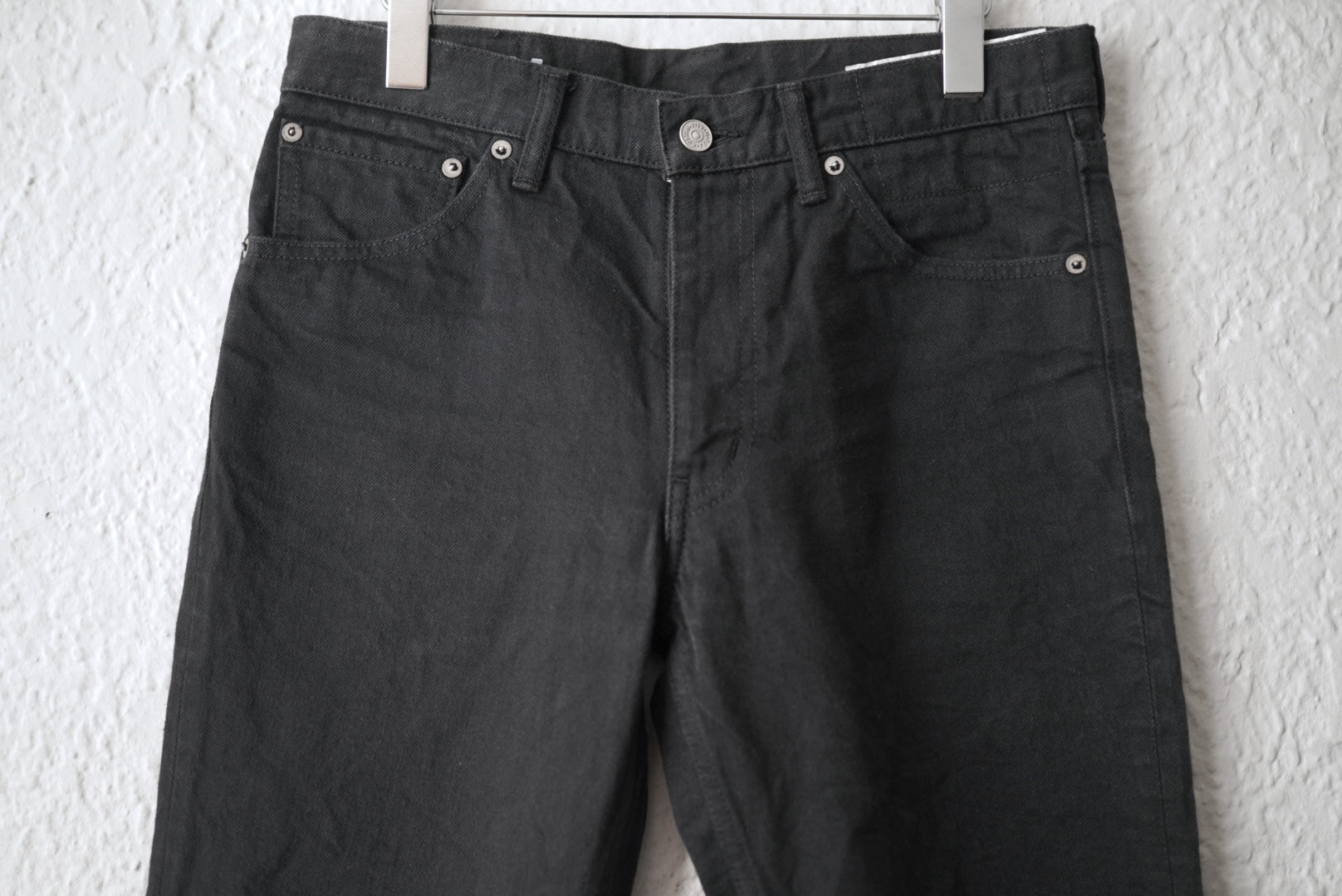 21AW SOCIAL SCULPTURE 03 CMYK BLK ブラックデニムパンツ / visvim