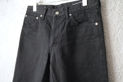 21AW SOCIAL SCULPTURE 03 CMYK BLK ブラックデニムパンツ / visvim(ヴィズヴィム)