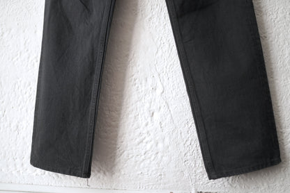 21AW SOCIAL SCULPTURE 03 CMYK BLK ブラックデニムパンツ / visvim(ヴィズヴィム)