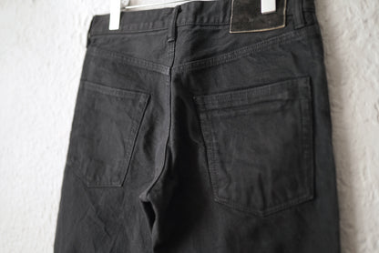 21AW SOCIAL SCULPTURE 03 CMYK BLK ブラックデニムパンツ / visvim(ヴィズヴィム)