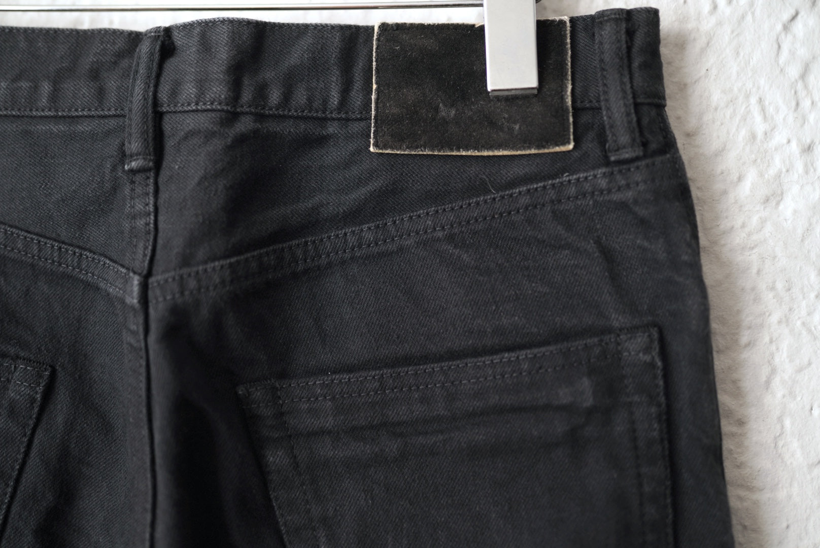 21AW SOCIAL SCULPTURE 03 CMYK BLK ブラックデニムパンツ / visvim