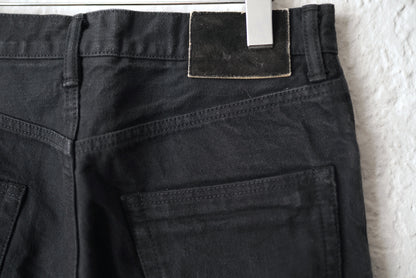 21AW SOCIAL SCULPTURE 03 CMYK BLK ブラックデニムパンツ / visvim(ヴィズヴィム)