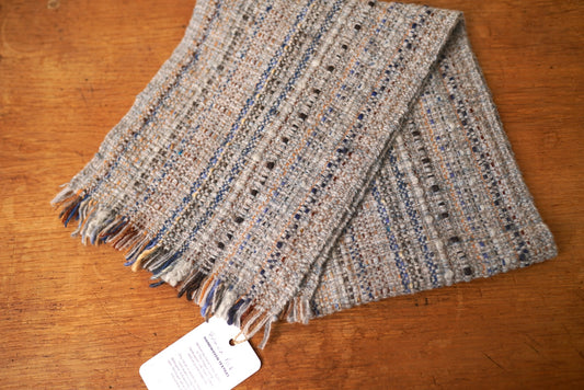 Handwoven 手織ウールシルクリネンストール / Veronica Pock(ベロニカポック)