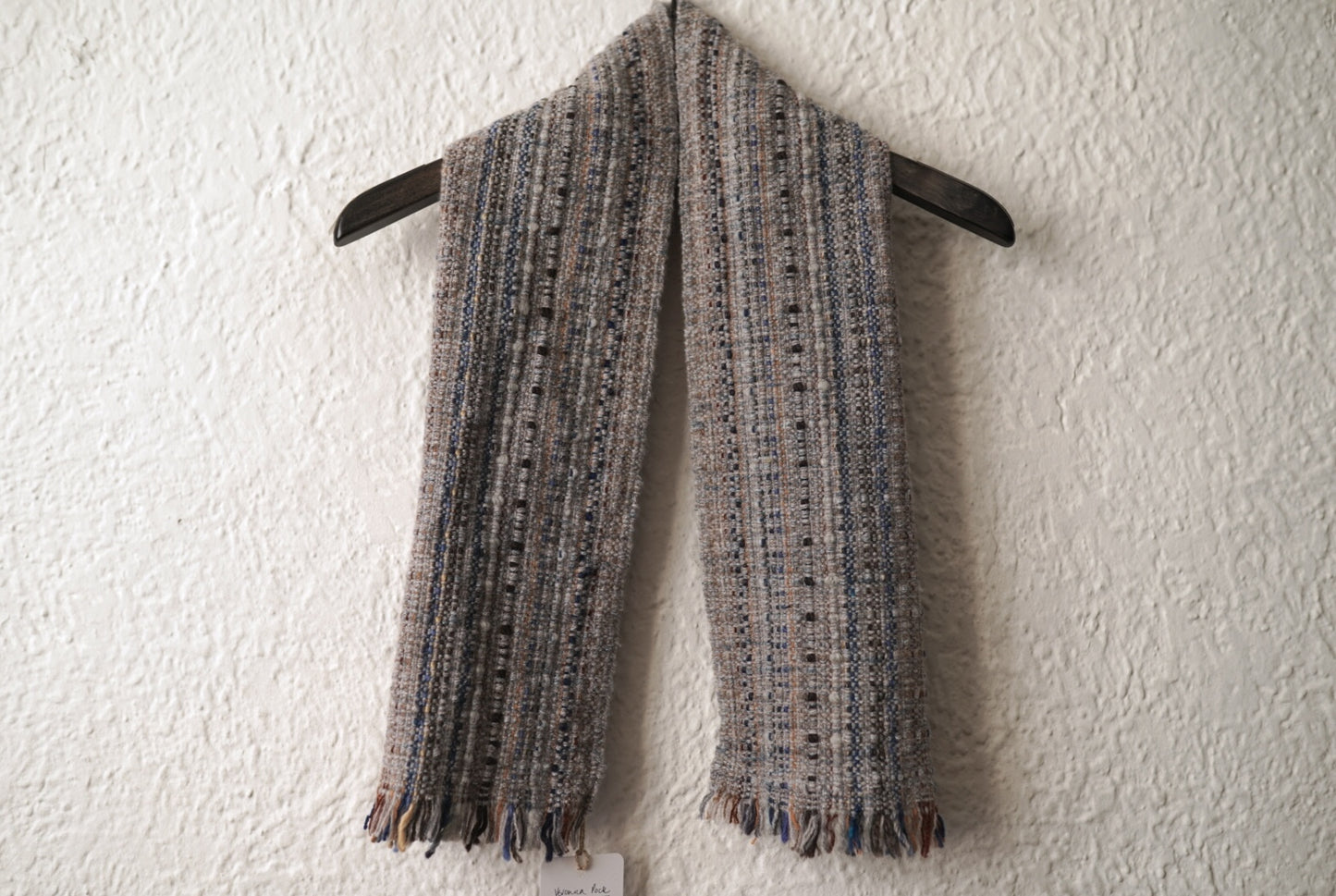 Handwoven 手織ウールシルクリネンストール / Veronica Pock(ベロニカポック)
