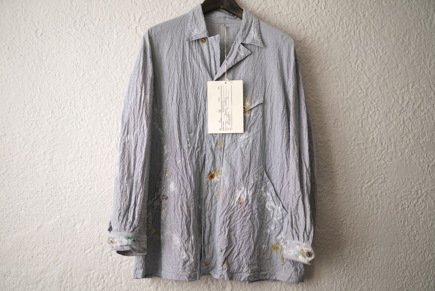 19SS Painter Jacket シアサッカーペインタージャケット / the Crooked Tailor(ザ クルーキッドテーラー)