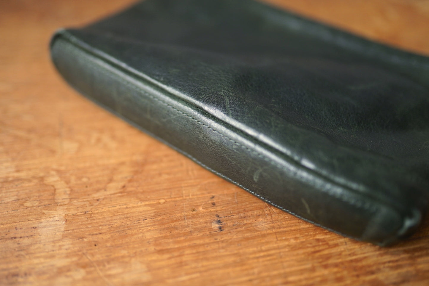 17SS One Tone Pouch Shoulder レザーショルダーバッグ ダークグリーン / CORNELIAN TAURUS(コーネリアンタウラス)