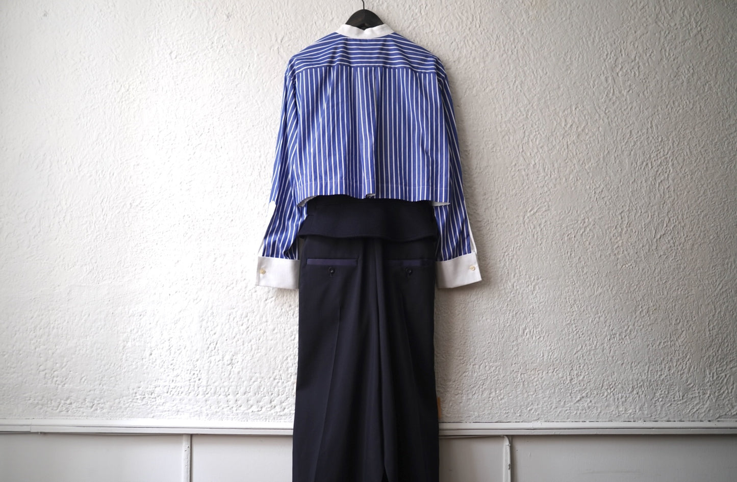 20AW Suiting × Cotton Poplin ドッキングシャツワンピース / sacai(サカイ)