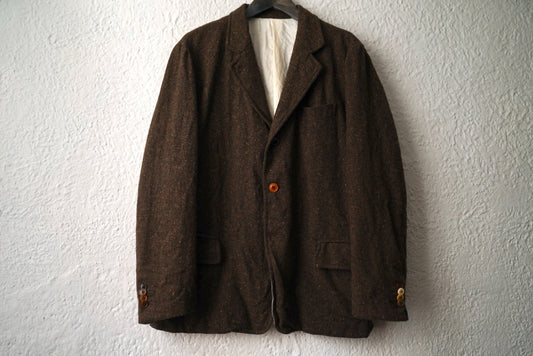 19AW Rolling Down Lapel Manica Camicia Jacket ツイードテーラードジャケット / the Crooked Tailor(ザ クルーキッドテーラー)
