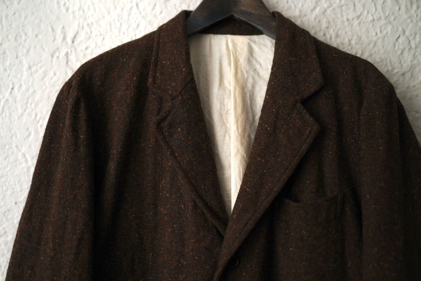 19AW Rolling Down Lapel Manica Camicia Jacket ツイードテーラードジャケット / the Crooked Tailor(ザ クルーキッドテーラー)