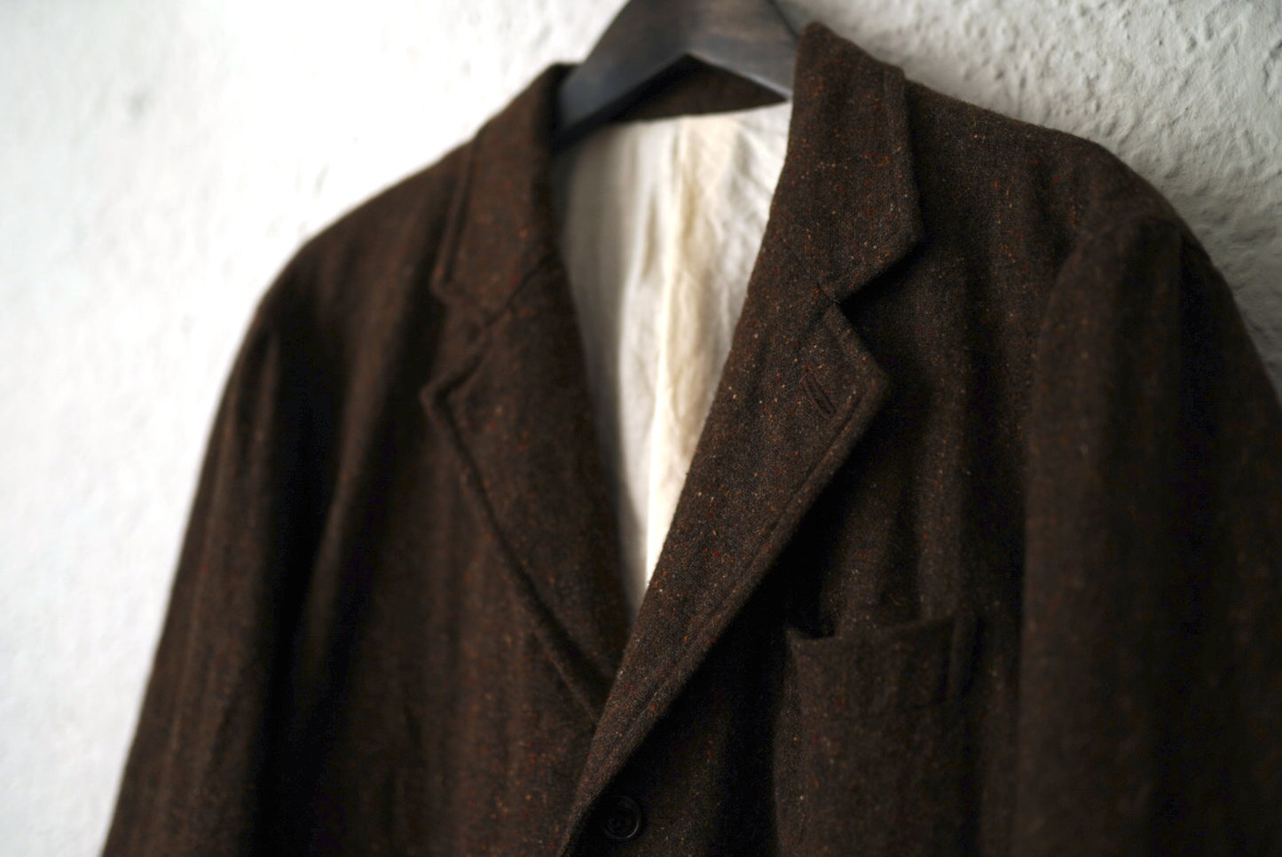19AW Rolling Down Lapel Manica Camicia Jacket ツイードテーラードジャケット / the Crooked Tailor(ザ クルーキッドテーラー)