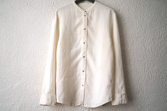 Stand Collar Shirts リネンバンドカラーシャツ / taichi murakami(タイチムラカミ)