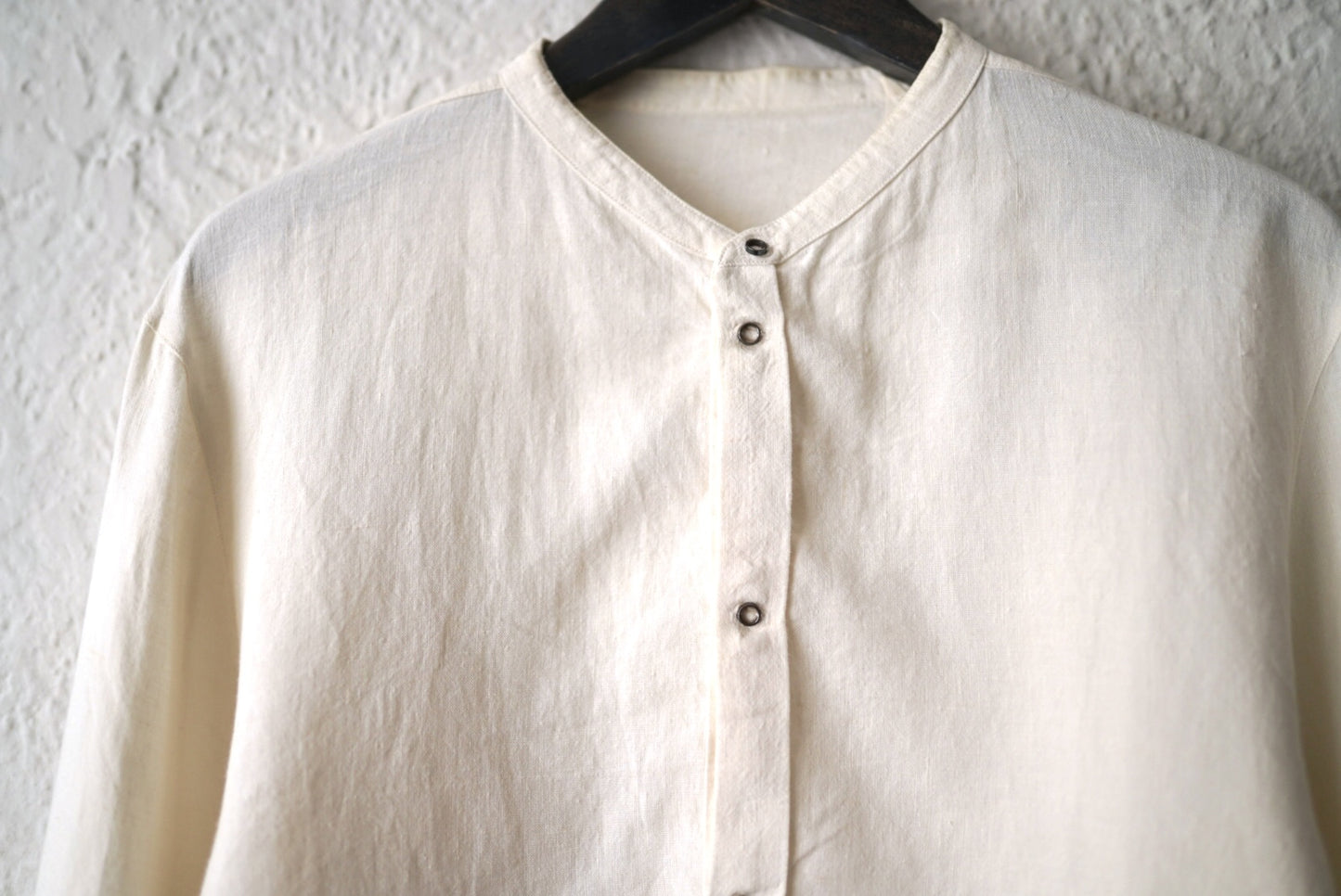 Stand Collar Shirts リネンバンドカラーシャツ / taichi murakami(タイチムラカミ)