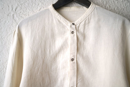 Stand Collar Shirts リネンバンドカラーシャツ / taichi murakami(タイチムラカミ)