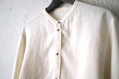 Stand Collar Shirts リネンバンドカラーシャツ / taichi murakami(タイチムラカミ)