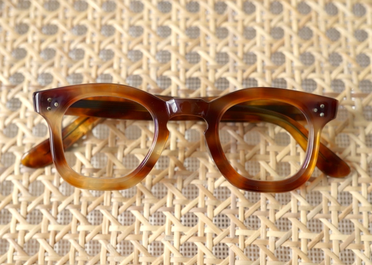 1940's Parisian パリジャン 3dots セルフレーム アイウェア 眼鏡 ハニー / frame france(フレームフランス)