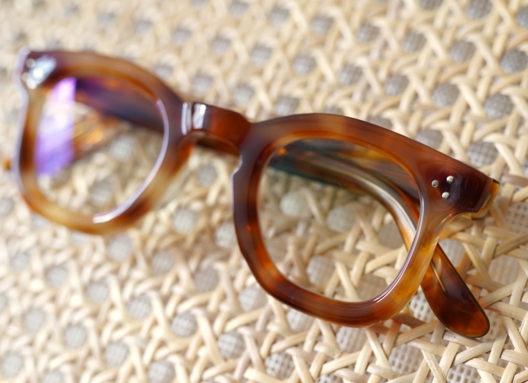 1940's Parisian パリジャン 3dots セルフレーム アイウェア 眼鏡 ハニー / frame france(フレームフランス)