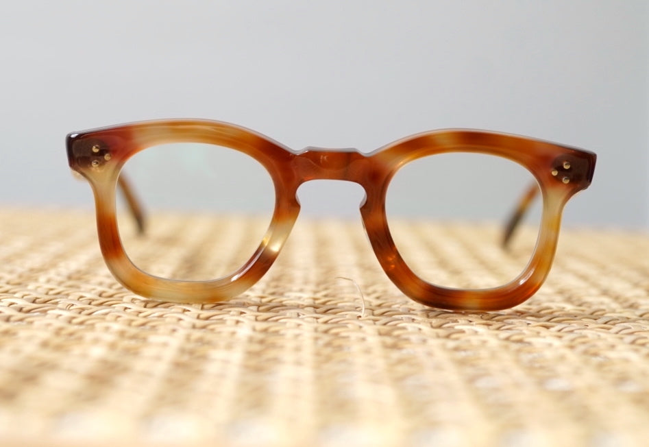 1940's Parisian パリジャン 3dots セルフレーム アイウェア 眼鏡 ハニー / frame france(フレームフランス)