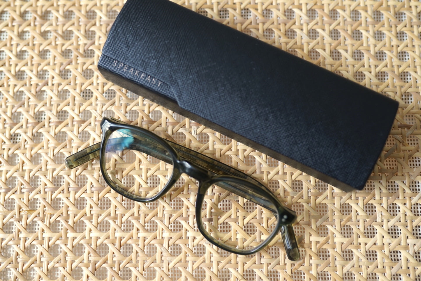 1950's ボストンフレームアイウェア 眼鏡 グリーン / frame france(フレームフランス)