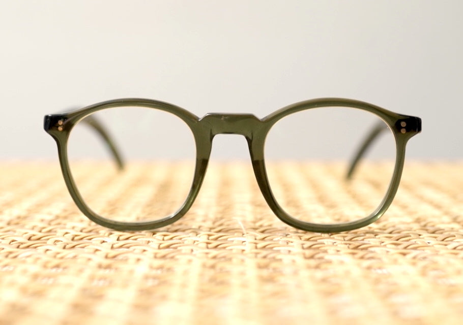 1950's ボストンフレームアイウェア 眼鏡 グリーン / frame france(フレームフランス)