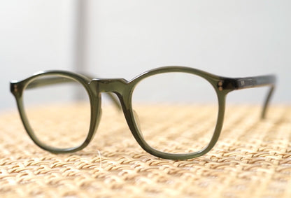 1950's ボストンフレームアイウェア 眼鏡 グリーン / frame france(フレームフランス)