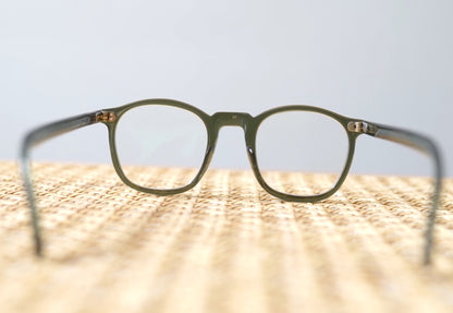 1950's ボストンフレームアイウェア 眼鏡 グリーン / frame france(フレームフランス)