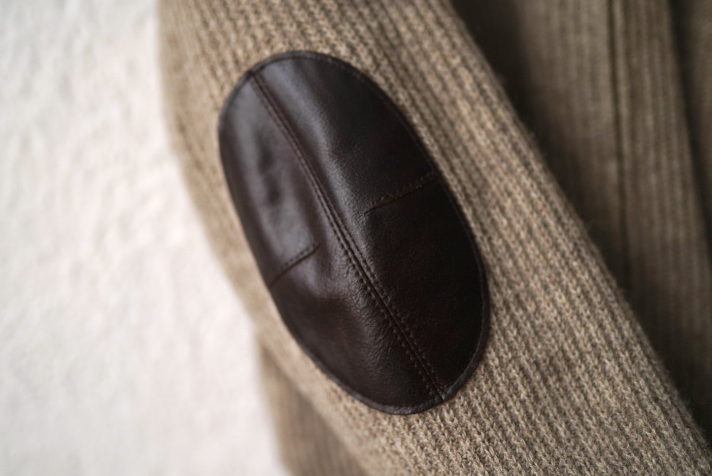 20AW TWEEDY YARN ZIP SWEATER エルボーパッチドライバーズニットセーター / OLD JOE(オールドジョー)