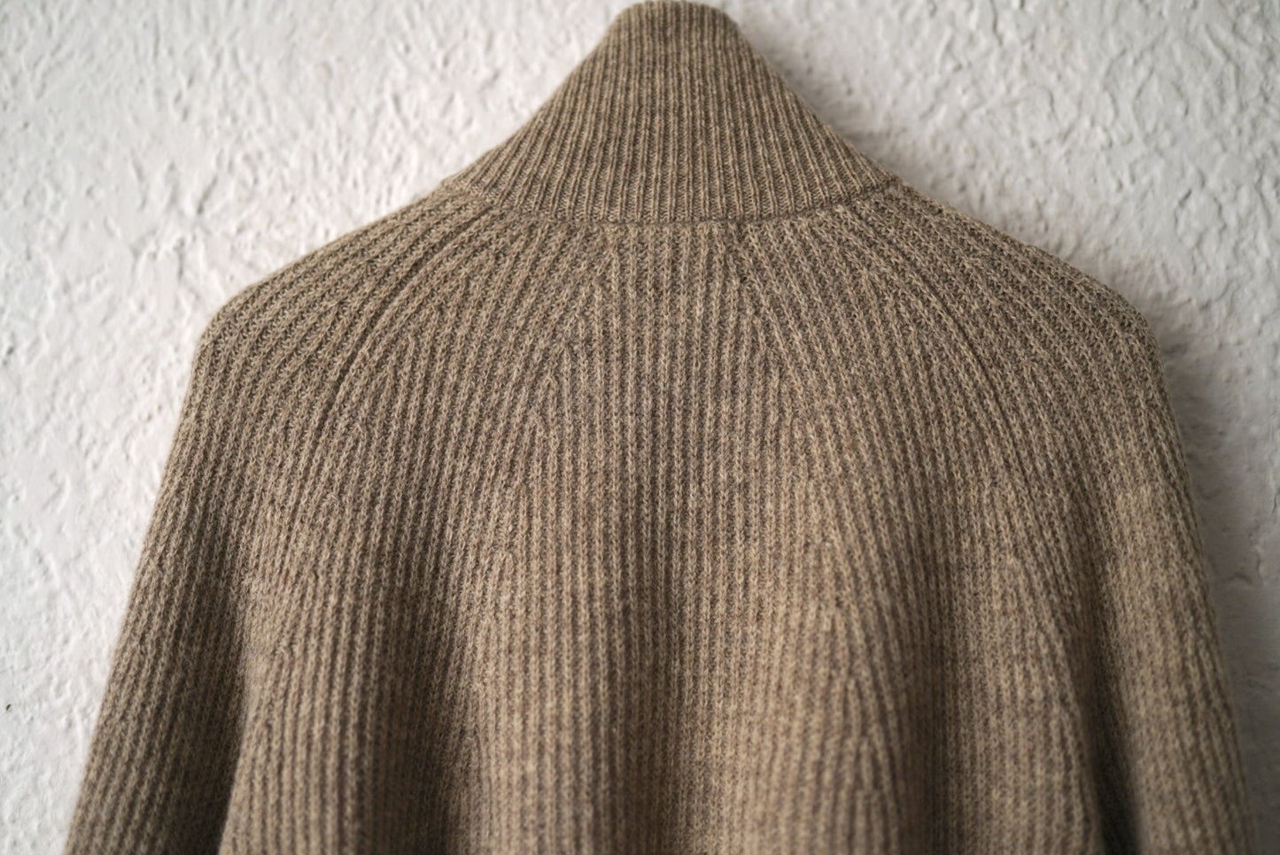 20AW TWEEDY YARN ZIP SWEATER エルボーパッチドライバーズニットセーター / OLD JOE(オールドジョー)