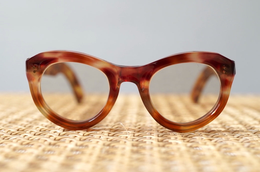 1940's 芯なし アヴァンギャルドセルフレームアイウェア 眼鏡 / frame france(フレームフランス)