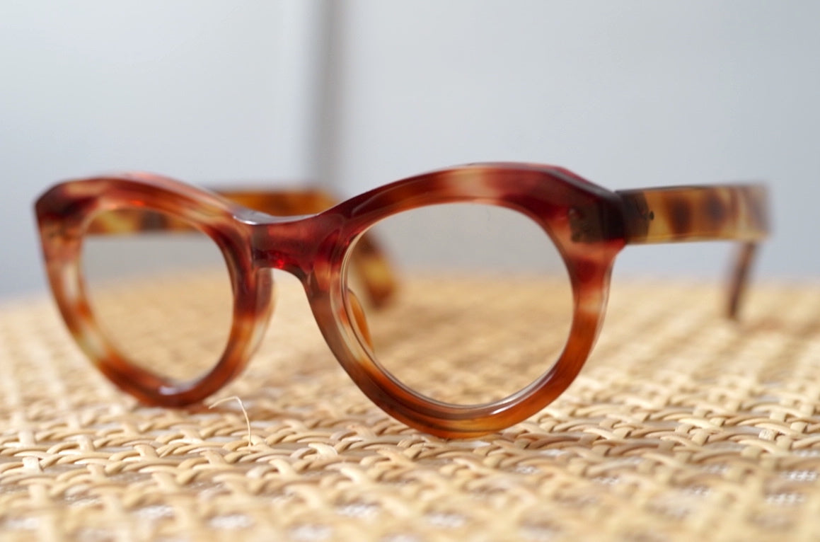 1940's 芯なし アヴァンギャルドセルフレームアイウェア 眼鏡 / frame france(フレームフランス)