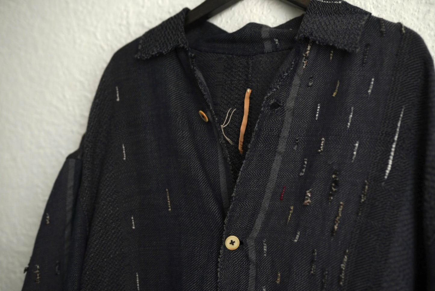 24SS Season XIV ALLEN 手織リネンカシミヤコットンオーバーコート / isabella stefanelli(イザベラステファネリ)