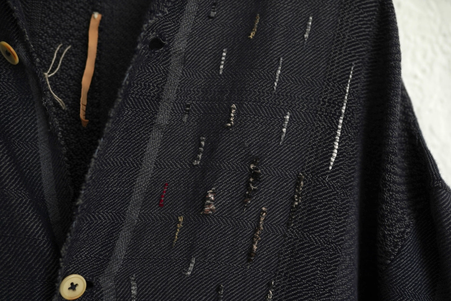 24SS Season XIV ALLEN 手織リネンカシミヤコットンオーバーコート / isabella stefanelli(イザベラステファネリ)