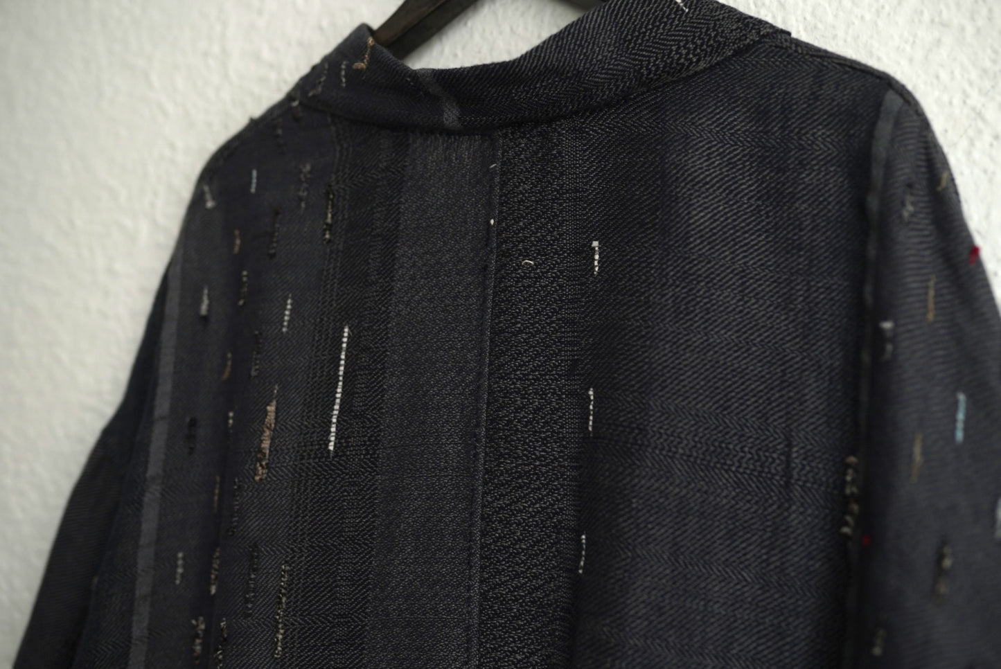 24SS Season XIV ALLEN 手織リネンカシミヤコットンオーバーコート / isabella stefanelli(イザベラステファネリ)