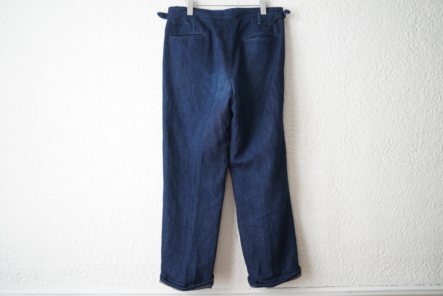 20AW MTM 2タックワイドリネンデニムスラックスパンツ / IGARASHI TROUSERS(五十嵐トラウザーズ)