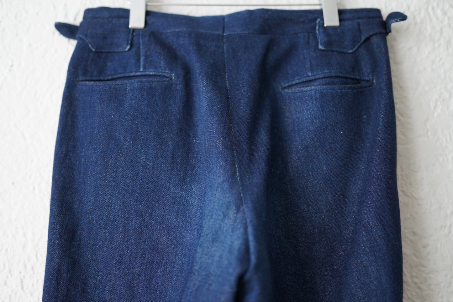 20AW MTM 2タックワイドリネンデニムスラックスパンツ / IGARASHI TROUSERS(五十嵐トラウザーズ)