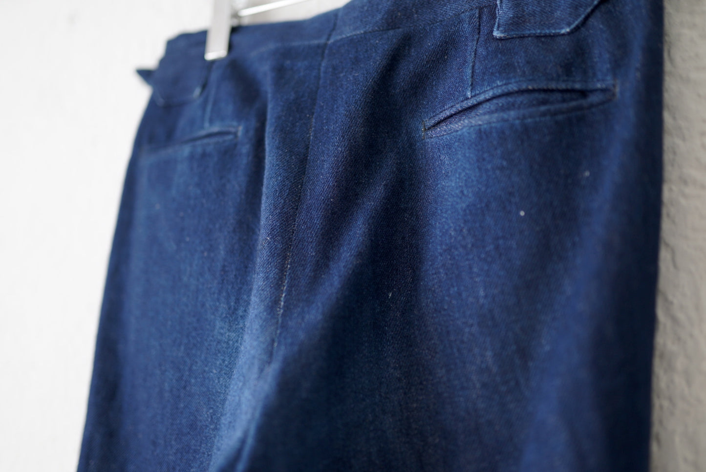 20AW MTM 2タックワイドリネンデニムスラックスパンツ / IGARASHI TROUSERS(五十嵐トラウザーズ)