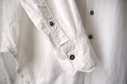 21SS No Collar Shirt コットンノーカラーシャツ / Araki Yuu(アラキユウ)