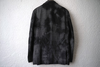 25SS PEAKED LAPEL SACK COAT 後染めピークドラペルブレザージャケット / calmlence(カームレンス)