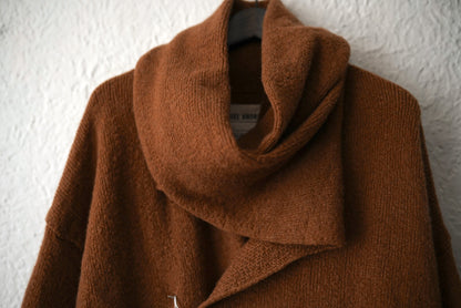 23AW Loose Fit Wrap Cardigan ストールネックピンニットカーディガンセーター / DANIEL ANDRESEN(ダニエルアンドレセン)