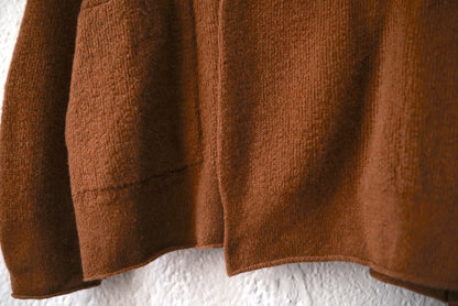 23AW Loose Fit Wrap Cardigan ストールネックピンニットカーディガンセーター / DANIEL ANDRESEN(ダニエルアンドレセン)