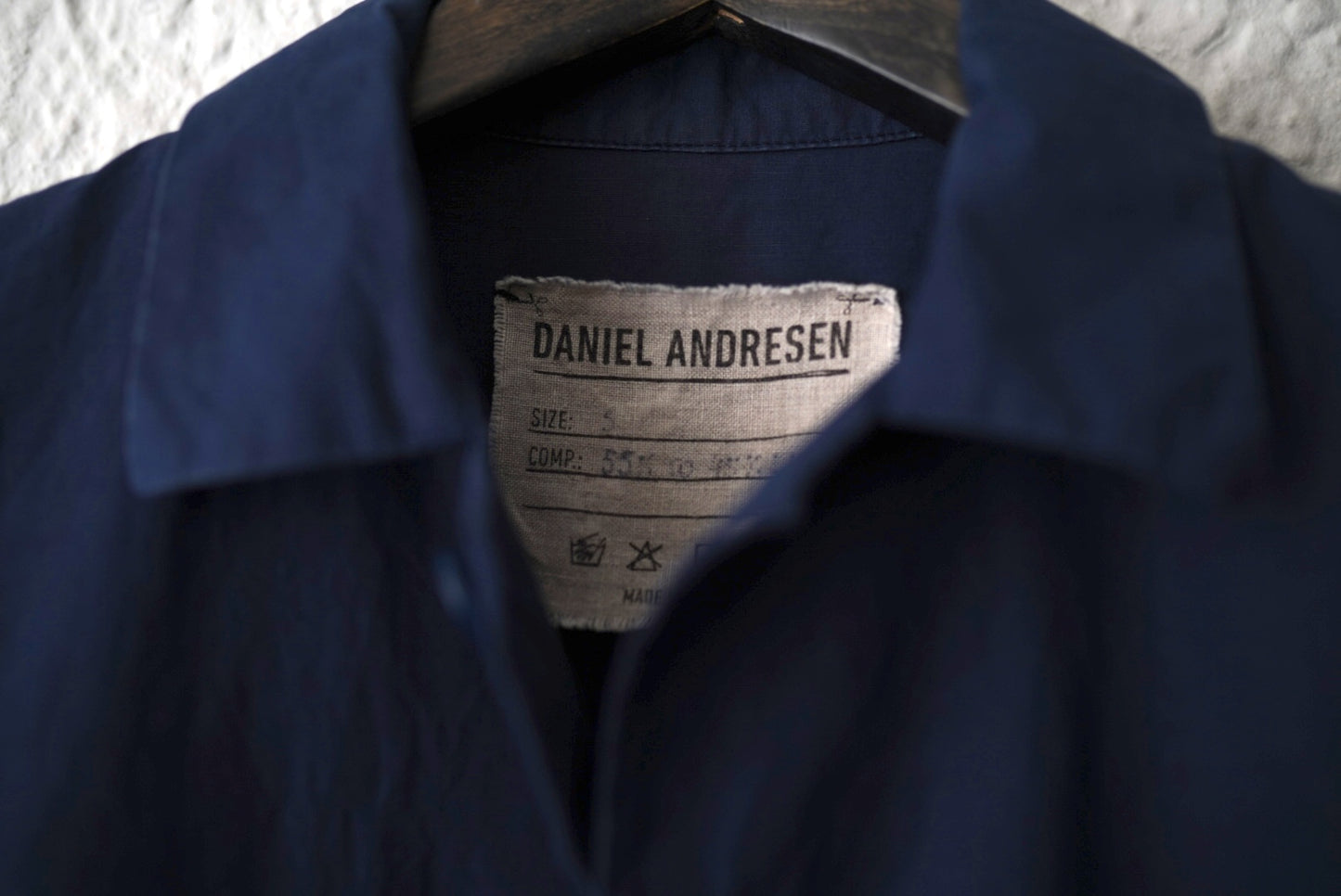 20SS Shirt Jacket コットンリネンシャツジャケット ミドルコート / DANIEL ANDRESEN(ダニエルアンドレセン)