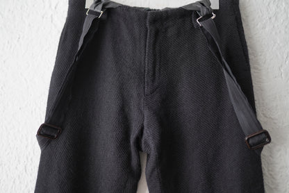 17AW WSP03 ウールツイルサスペンダーパンツ / Geoffrey.B.Small(ジェフリービースモール)