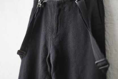 17AW WSP03 ウールツイルサスペンダーパンツ / Geoffrey.B.Small(ジェフリービースモール)