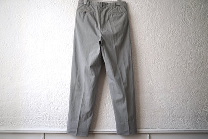 23SS TROUSER006 GEORGE 2タックチノトラウザーズパンツ / HEUGN(ユーゲン)