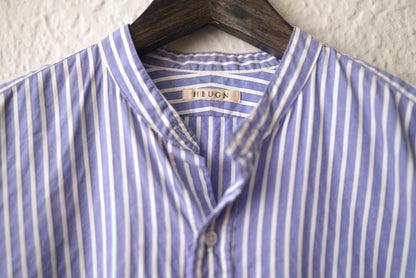 21AW SHIRT034 ROB バンドカラーストライプシャツ / HEUGN(ユーゲン)