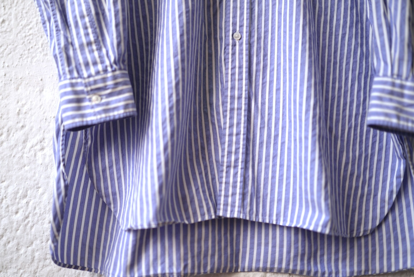 21AW SHIRT034 ROB バンドカラーストライプシャツ / HEUGN(ユーゲン)