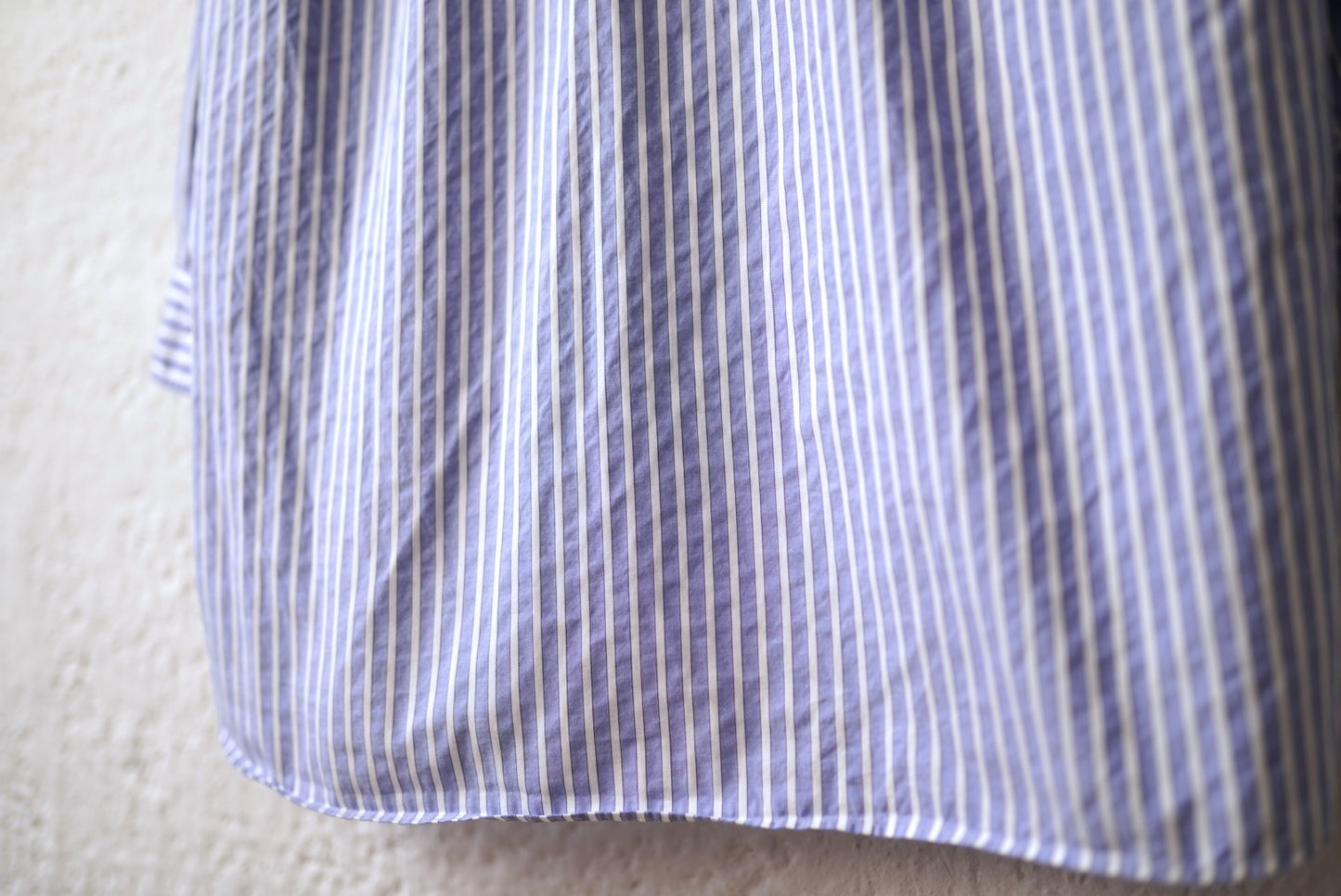 21AW SHIRT034 ROB バンドカラーストライプシャツ / HEUGN(ユーゲン)