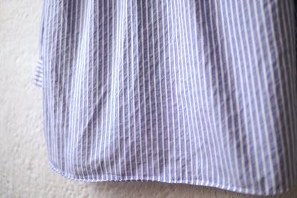 21AW SHIRT034 ROB バンドカラーストライプシャツ / HEUGN(ユーゲン)