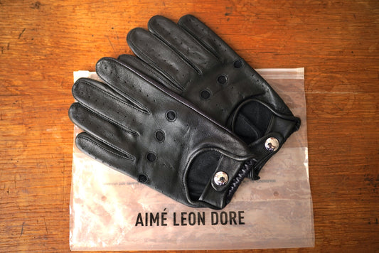 23SS Porsche 356 Leather Driving Gloves ドライビングレザーグローブ / Aime Leon Dore(エメレオンドレ)
