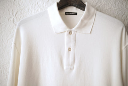 01SS 本人期 長袖ポロシャツ / ISSEY MIYAKE(イッセイミヤケ)